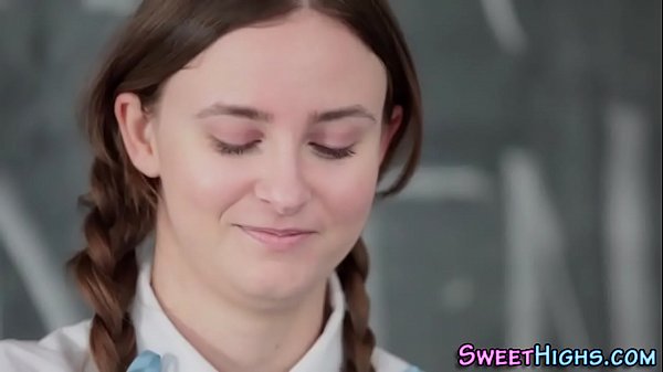 Uniform_clad teen sucking