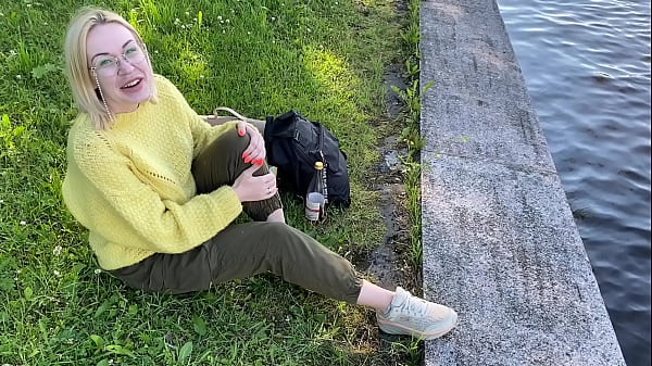 Blonde in the park was cock hungry 