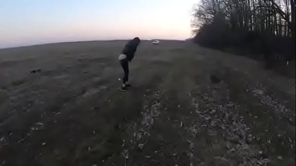 Blow job in the woods with my husband friend down jacket fetish 249i received a new down jacket from my husband so i wa 