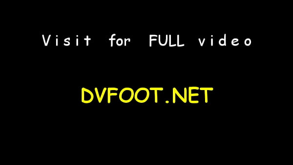 Girl bonks mouth with foot 