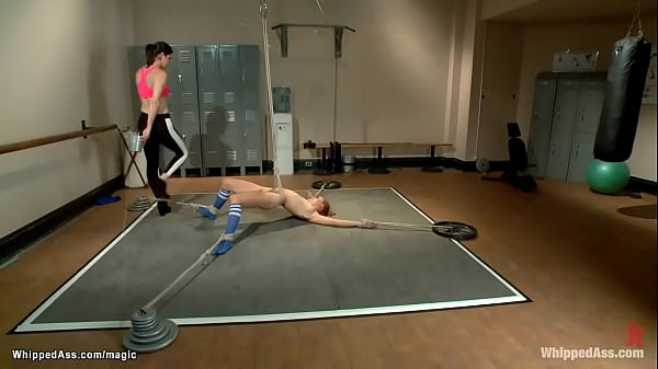 Flexible bound lesbian caned_and banged