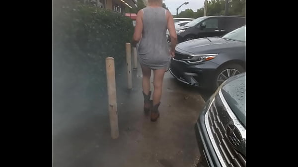 Slut naked adult bookstore in parking lot