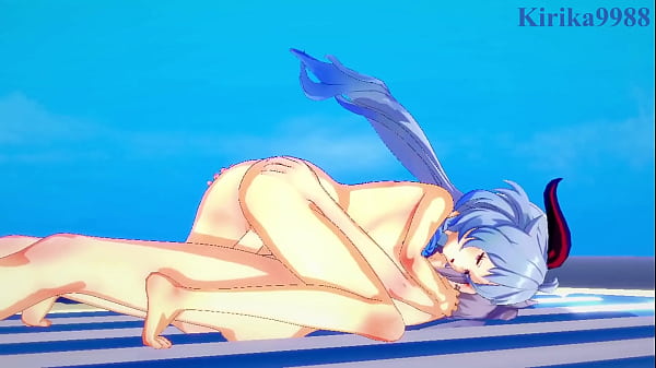 Ganyu and Keqing and Xiangling and Xinyan intense futanari sex. - Genshin Impact Hentai 