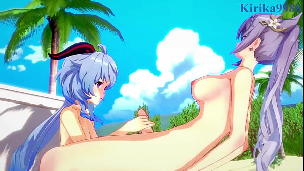 Ganyuand Keqing and_Xiangling and Xinyan intense futanari sex Genshin ImpactHentai