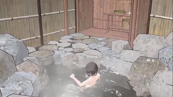 Toyota nono i took a bath in a hot spring without a towel and my boobs fell out 【onsen】