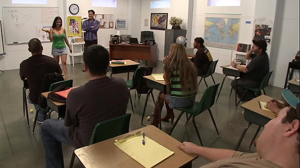 Getting on her knees and letting her tits hang loose as she bobs her head up and down the 