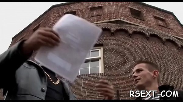 Beautiful babe with a hawt ass bends over and sucks dickhard