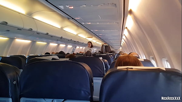 Public porn video on the plane