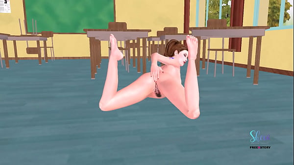 Play MP4 - An animated 3d sex video of a cute girl fingering her pussy and ass