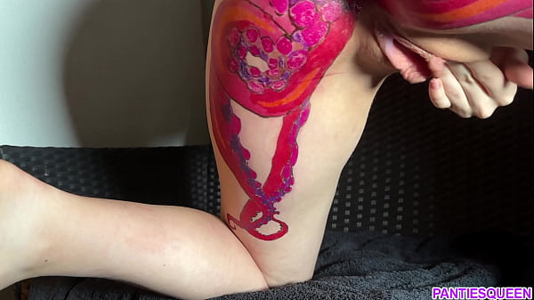 Play MP4 - Horny stepsister with octopus tattoo on ass caught jerking stepbrother and starts sucking and riding his dick until she gets a load of cum in her pussy