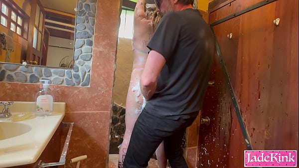 Play MP4 - Punishing cheating slave - Humiliated her with foam and body writing