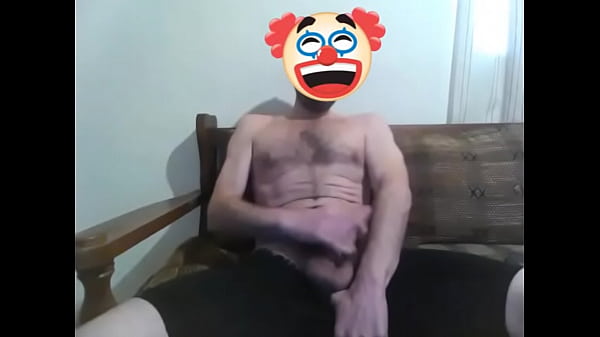 Big clown cock and he jerks off tremendously, his big veiny cock loaded with milk. 