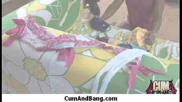 Ebony Girl GetsSlammedby somewhite dudes 10