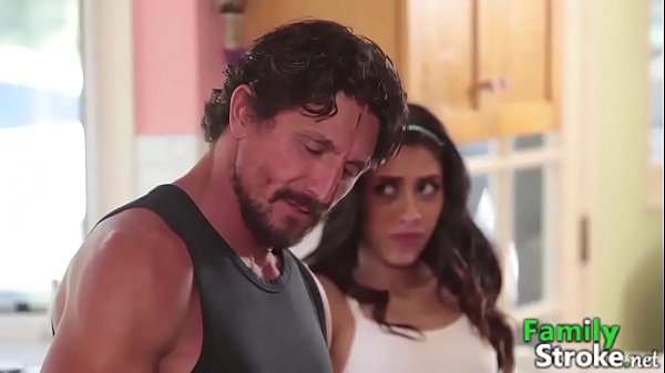 Stepfamily Sex Teen and Stepdad Workout 