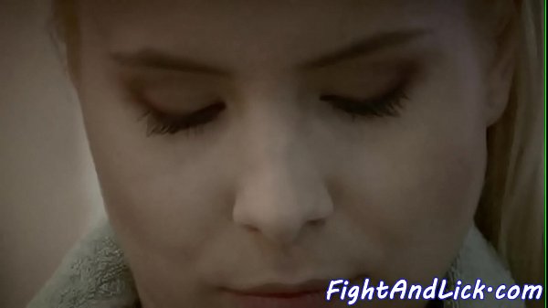 Wrestling lesbians making out ina ring