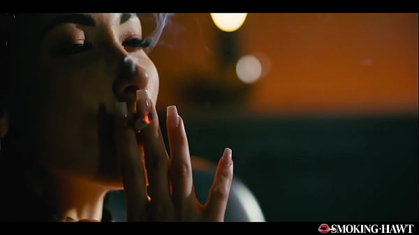 Play MP4 - French Brunette with Huge Fake Tits Masturbates While Smoking Cigarette and Talking Dirty