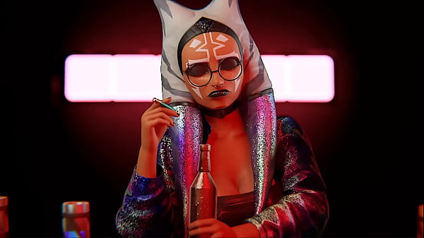 Ahsoka Tano getting dicked down at the bar