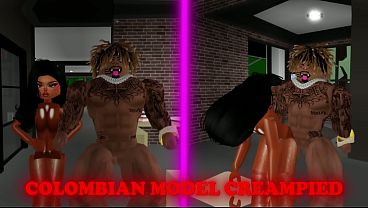 I Met Top Colombian Model and She Lets me CREAMPIE Her (ROBLOX BROOKHAVEN)