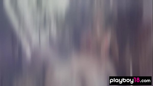 Sensual striptease show with amateur beauties_outdoor