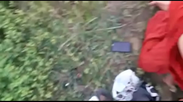 Indian sissy crossdresser sucking in open 