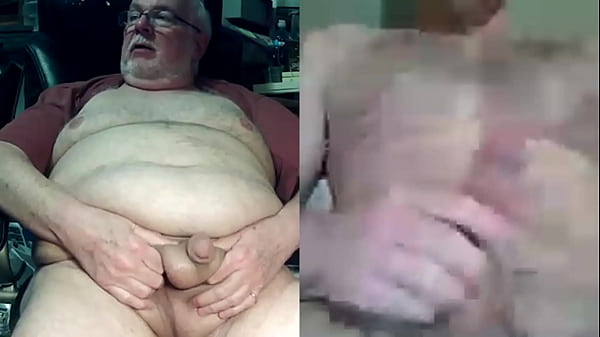 Mark shooting a great cum shot on Skype for Richard 