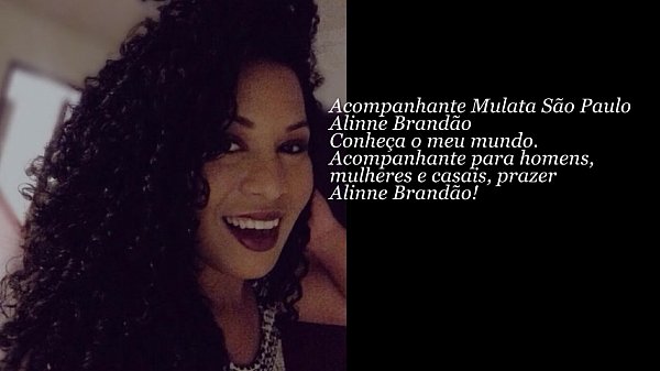 Alinne Brandão Acompanhante Mulata São Paulo