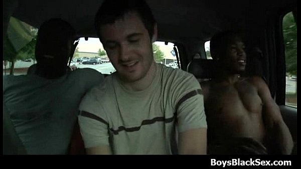 Sexy white teen boys seduced by black muscular guys 05