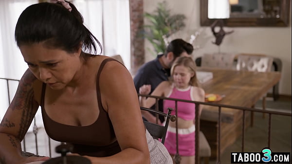 Play MP4 - Dude banging a petite teens Coco Lovelock and his asian MILF wifes assholes