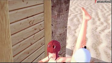 Makima Bikini sex on the beach - Chainsaw man | Full &_ Pov version on Sheer &_ PTRN: Fantasyking3