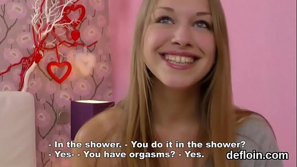 Cuddly sweetie spreads soft pussy and getsdeflorated