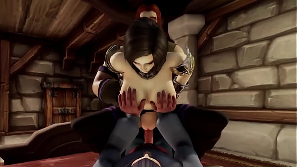 Girl Takes Elf, Human And Orc Cocks In A Whorecraft. thumbnail