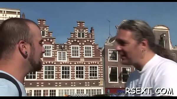 Fake tit sweetheart gives head 