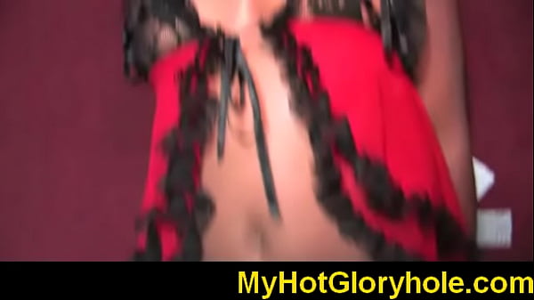 Gloryhole Initiations Blackchick sucking white dick 15