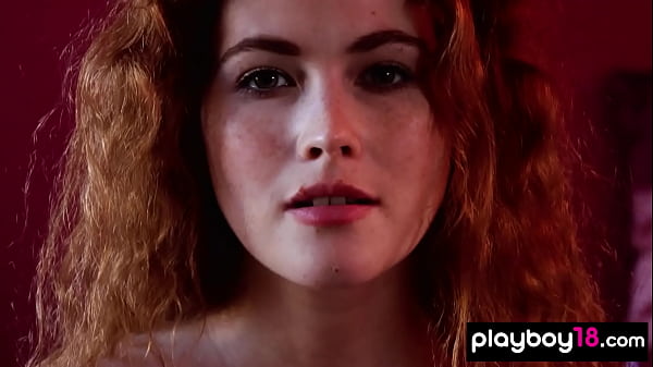 Redhead_Latvian_beauty Heidi Romanova introducing her big natural boobs