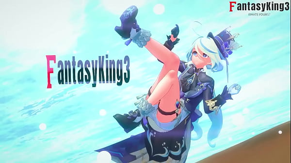 Furina fucking in the beach genshin impact full on red 