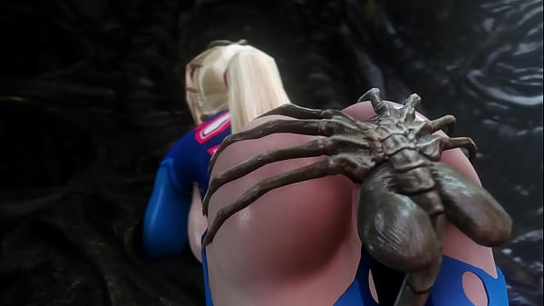 Play MP4 - Samus es dominada por m&uacute;ltiples machos y destruyen su matriz