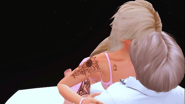 family taboo horny stepmom got hard anal sex from her stepfathers big dick by showing him a deep throat and became a cum eater sims me hentai sfm 