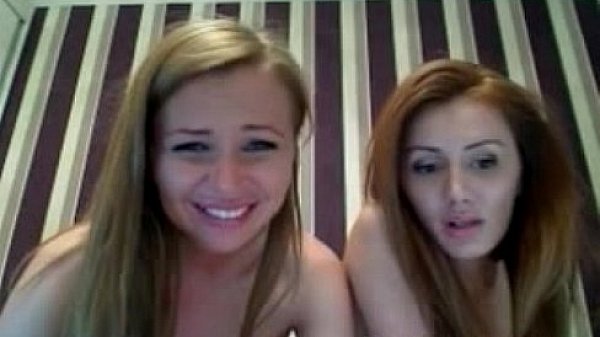Sexy busty threesome teen naked on webcam 