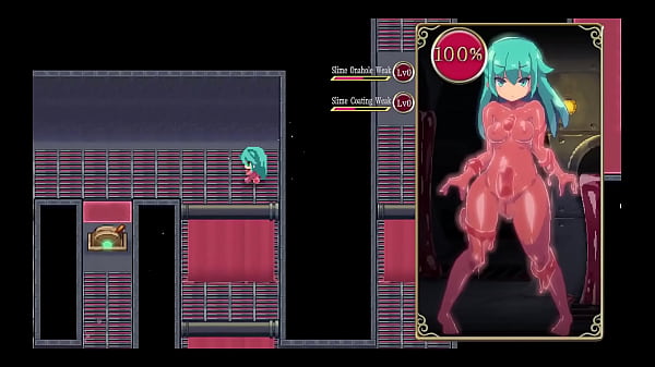 Play MP4 - Mage Kanades Futanari Dungeon Quest &lbrack; Hentai Game PornPlay &rsqb; Ep&period;3 latex slime suit is pumping her tiny futa cock