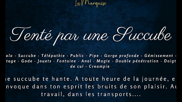 Tent&eacute; par une succube french dirty talk public succubus anal 