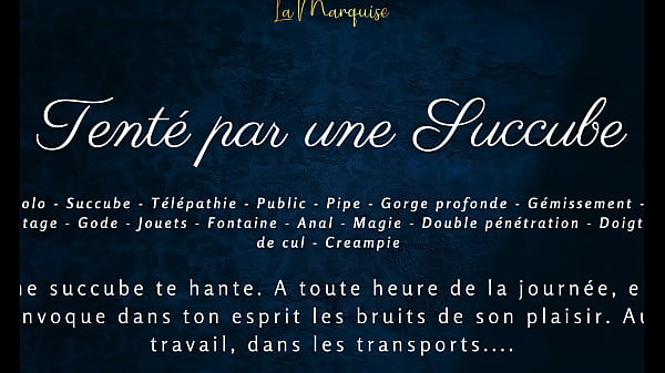Play MP4 - Tent&eacute; par une succube - French dirty talk public succubus anal