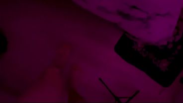 Amateur Couple Shares Close Passion with Red Lighting 