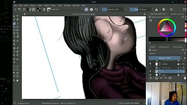 Drawing mum from that funny cartoon show