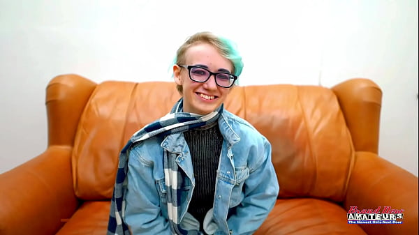 Blue Haired Petite Raven Rubs Her Wet Twat And Deepthroats A Boner! thumbnail