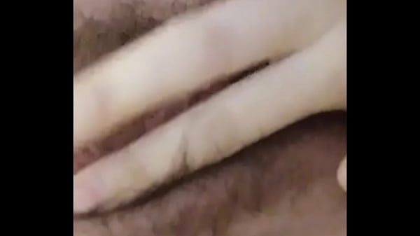 Asian girl touching herself after shower 