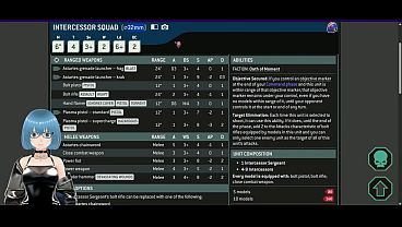 Entendiendo las hojas de datos datasheets warhammer 40k