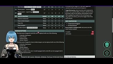 Entendiendo las hojas de datos datasheets warhammer 40k
