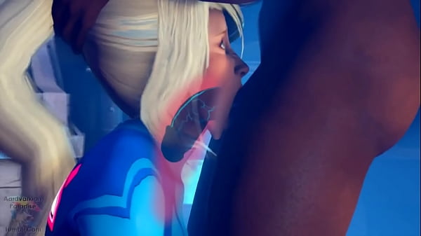 samus aran getting facefucked, no talking, long cumming 