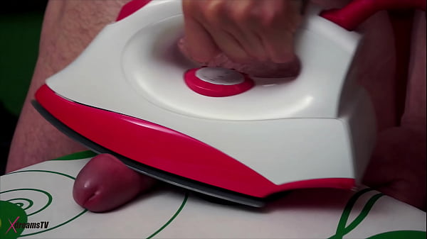 XdreamsTV - Holly's Cum On Ironing Board Handjob 