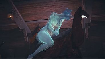 Furry Hentai Pokemon - Glaceon & Anubis The Dogboy thumbnail